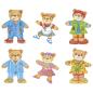 Preview: Anziehpuppenpuzzle Bärenfamilie